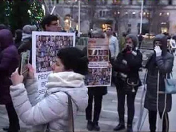 گزارش تجمع پنج دی، 26 دسامبر ونکوور در حمایت از فراخوان مادران جانباختگان در ایران