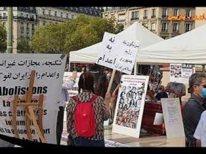 گزارش تصویری آکسیون 19 سپتامبر در پاریس در اعتراض به قتل نوید افکاری و کلیت رژیم اسلامی