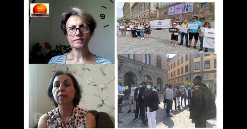 گفتگو با سارا نخعی در مورد روز جهانی پناهجویان و نیز گزارشی از تجمع اعتراضی در برابر پارلمان سوئد