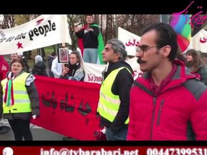 گزارش تصویری ازتظاهرات ایرانیان نروژ در حمایت از مبارزات انقلابی مردم ایران …شنبه 5 نوامبر
