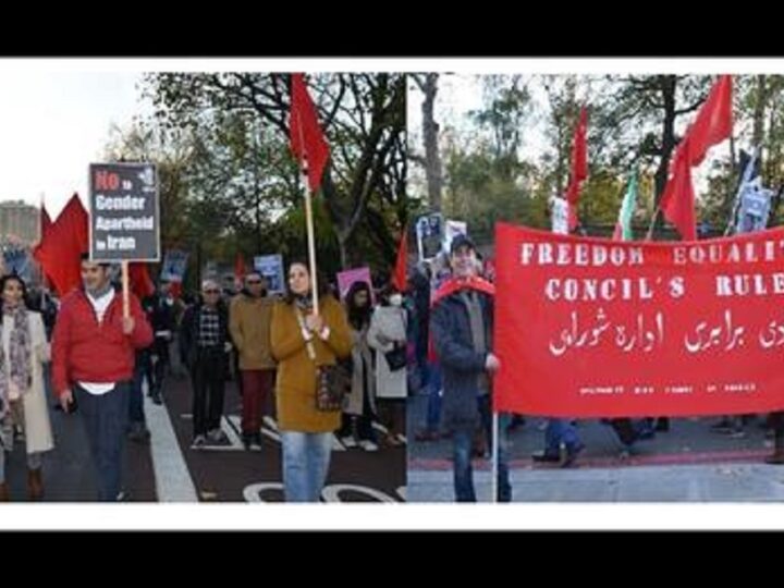 تظاهرات شنبه ۱۹ نوامبر در لندن، همبستگی مجدد با انقلاب مردم ایران