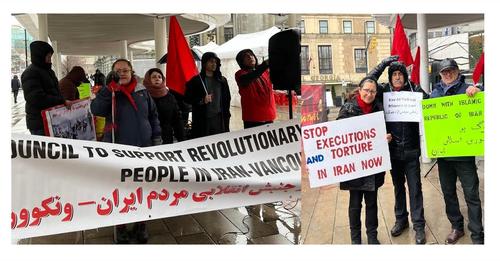 گزارش آکسیون شنبه ۲۱ ژانویه ونکوور در همبستگی با جنبش کارگری و خیزش انقلابی در ایران