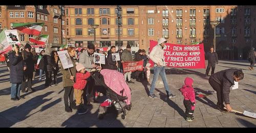 گزارش گردهمایی چهارم فوریه در کپنهاگ در همبستگی با خیزش انقلابی مردم ایران