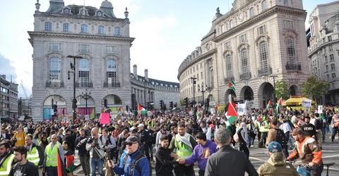 دراعتراض به قتلعام مردم غزه، لندن و نیویورک تظاهرات کردند: سخنرانی ها