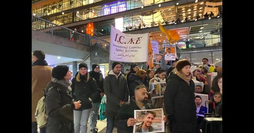 گزارش آکسیون کمیسیون نه به اعدام در استکهلم و گفتگوی مهرآفاق مقیمی با هرمز رها
