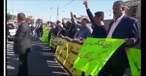 نه صندوق، نه آراء ، تحریم انتخابات، تجمع بازنشستگان در شوش، یکشنبه ۱۵ بهمن