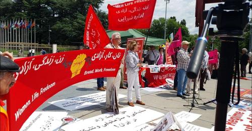 گزارش و گفتگو با تعدادی از شرکت کنندگان تظاهرات ۷ ژوئن در برابر سازمان جهانی کار