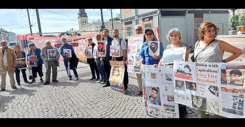 آکسیون یکشنبه ۱۶ ژوئن در گوتنبرگ سوئد، در اعتراض به آزادی حمید نوری جنایتکار