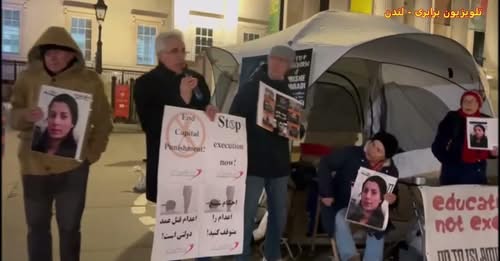 گزارشی از تحصن یک هفته ای لندن در همبستگی با کارزار نه به اعدام – بخش اول
