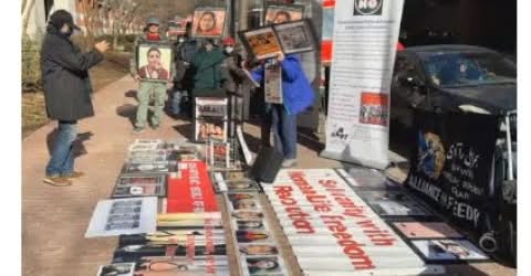 واشنگتن ۲۸ ژانویه: ادامه همبستگی با سه شنبه های اعتراضی زندانیان سیاسی و کارزار نه به اعدام