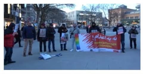 هانوفر ۱۸ فوریه، ادامه همبستگی با سه شنبه های اعتراضی زندانیان سیاسی ایران