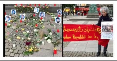 گردهمایی ۱۱ اکتبر در هامبورگ در اعتراض به اعدام ۶ زندانی سیاسی عرب و موج اعدامها