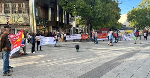 سه شنبه ۳۰ سپتامبر هانوفر، در ادامه همبستگی با کارزار زندانیان سیاسی در سه شنبه های نه به اعدام