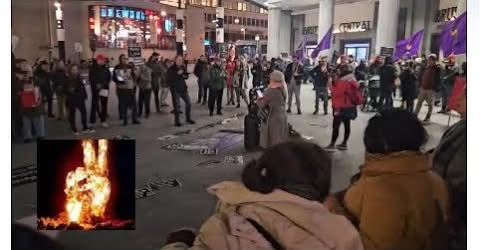 بلژیک، بروکسل ۱۳ ژانویه: همبستگی با خیزش انقلابی سراسری مردم ایران