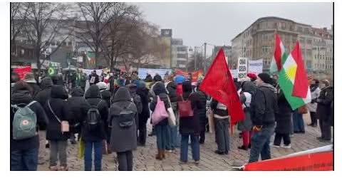 گردهمایی کانون کنشگران دمکرات و سوسیالیست هانوفر در همبستگی با خیزش مردمی