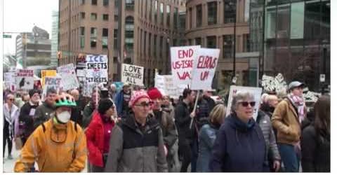 ونکوور ۲۸ مارس: نه شاه، نه ترامپ، نه جنگ! همبستگی با تظاهرات سراسری مردم امریکا