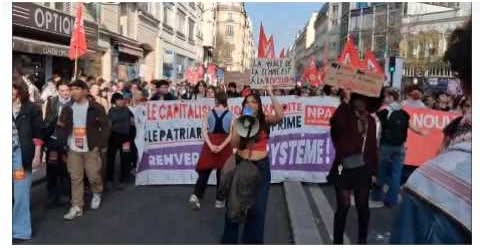 پاریس: گزارشی از تظاهرات بزرگ هشت مارس، روز جهانی زن