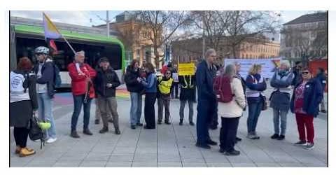 هانوفر ۲۸ فوریه: همبستگی با مردم ایران در میانه آغاز جنگی ارتجاعی و ویرانگر