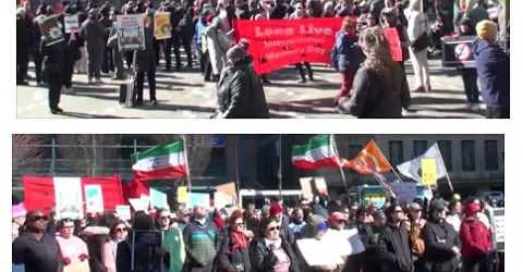 ونکوور: حضور فعالین چپ و مترقی ایرانی در تظاهرات ۸ مارس، روز جهانی زن