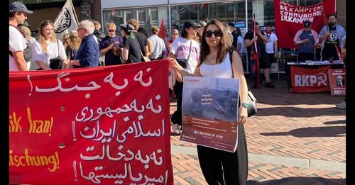 گزارشی از تظاهرات اول ماه مه در هامبورگ و حضور شماری از فعالین ایرانی در آن